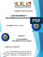 Redacción de Informes y Actas Policiales