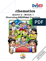 Mathematics: Quarter 2 - Module 1 Illustrating Polynomial Functions