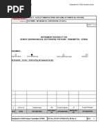 Instrument Datasheet For Remote Diaphragm Seal Differential Pressure Transmitter - Str82D