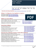 Security Intelligence Tutorial, Demos & Uses Cases Version 224