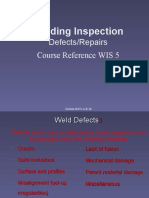 Welding Inspection: Defects/Repairs Course Reference WIS 5