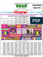 1crore/-: 1st Prize 42H 71399