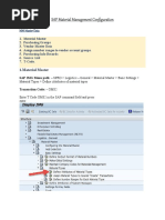 SAP Material Management Configuration