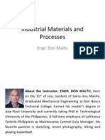 Industrial Material and Processes PDF