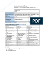 DPISG Requirements Assessment Form - Ericsson - PA1