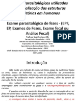 Métodos de Exame Parasitológico de Fezes PDF