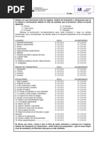 Inventario de AGORAFOBIA