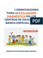 Guia para La Evaluacion Diagnostica en Los Cebe