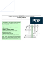 Cruzadinha Matemática - 15