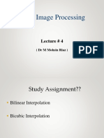 Digital Image Processing: Lecture # 4