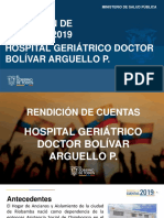 Rendición de Cuentas 2019 Hospital Geriátrico