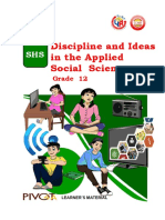 Discipline and Ideas in The Applied Social Sciences: Grade 12