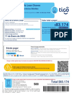 Factura Mes de Diciembre 2021