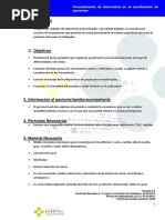 P.105 Procedimiento de Enfermería en La Movilización de Pacientes