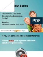 Fetishism or Fetishistic Disorder at The Adolescence - Revised - 5