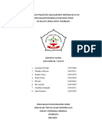 Laporan Praktek Manajemen Keperawatan