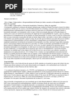 Responsabilidad Del Estado Por Daños Causados en Hospitales Públicos. - Deber de Seguridad