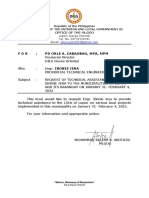 FOR: PD Orle A. Cabaobao, Mpa, MPM: Office of The Mlgoo