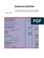 Tax Planning For Individual