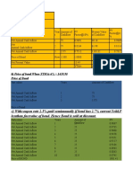 B) Price of Bond When YTM Is 6% 1459.90 Price of Bond