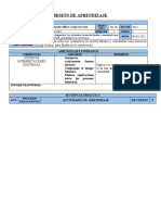 08 - 03 - 2022 Sesión de Aprendizaje Diagnostica - 01