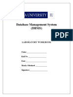 DBMS Lab Manual