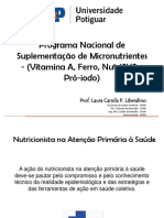 Programa Nacional de Suplementação de Micronutrientes (Ferro, Vitamina A, Iodo e NutriSUS)