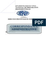 Correspondance Administrative