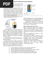 Como Funcionam As Pilhas e Baterias