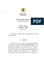 SP5423-2021 (54952) Extorsion Vs Constreñimiento Ilegal - Conceptualización Máxima de La Experiencia