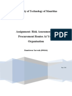 Risk Procurement Assignment - 090164