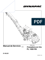 Manual de Servicio: Fresadora en Frío PL 1000 RS