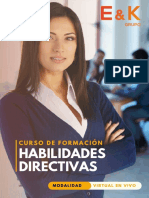 Curso de Formacion en Habilidades Directivas