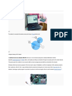 Wireless LAN: The Notebook Is Connected To The Wireless Access Point Using A Wireless Card