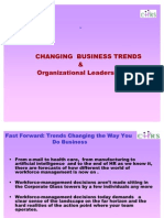 Changing Business Trends & Organizational Leadership