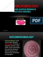 Sociomicrobiology Biofilms and Quorum Sensing