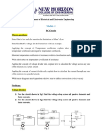 Basic Electrical Engineering Question Bank-21EEE15A