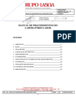 Pop - 001 - Manual de Procedimentos Do Laboratório Labor