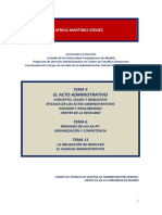 TEMA 9. EL ACTO ADMINISTRATIVO. 2 Parte. A2 CAM