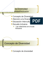 Tema 5 Diversidad. Interculturalidad e Inclusión