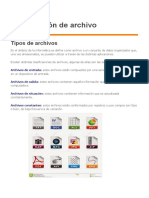 Clasificación de Archivo