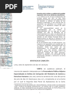 Casación 250-2020 Lima - Derechos de La Víctima. Cinco Requisitos de La Responsabilidad Civil