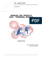 Manual Modulo RDP Terminal Server