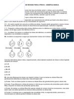 Exercícicios de Revisão para A Prova