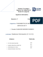 Gestionar Informacion (3.1 & 3.2)