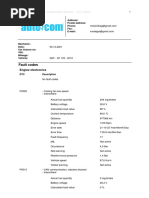 Fault Codes: Engine Electronics