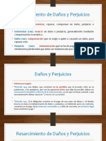 Resarcimiento de Daños y Perjuicios