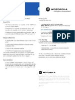 Motorola WN825 Release Notes 6.0.3