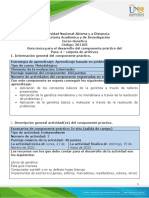 Guía para El Desarrollo Del Componente Práctico y Rúbrica de Evaluación - Unidad 3 - Paso 4 - Salida de Campo