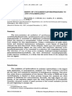 Catalytic Conversion of Cyclohexylhydroperoxide To